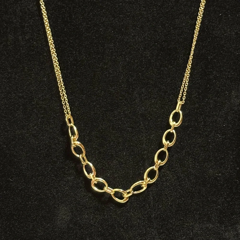 NWT- Argento Vivo Oval Frontal Necklace, 16